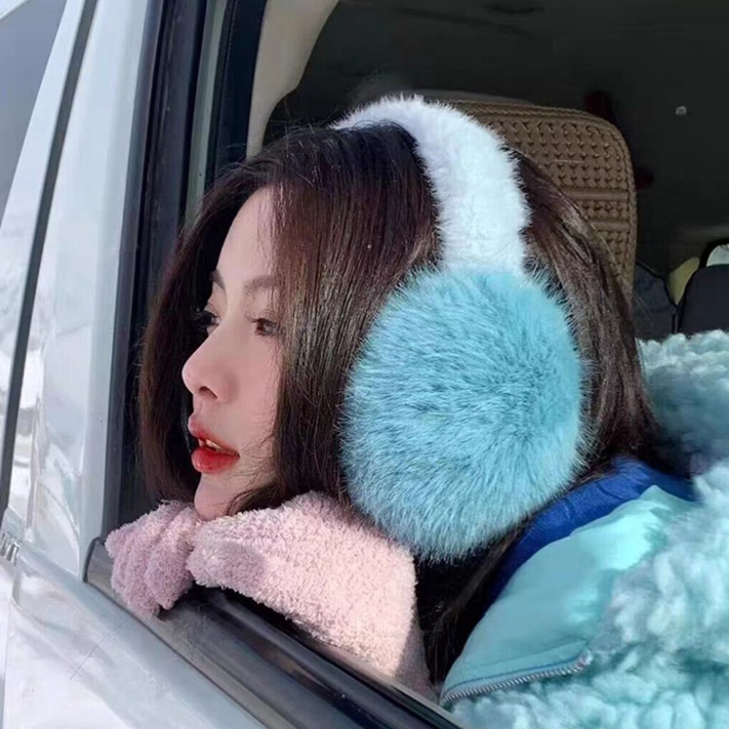 Katı renk yumuşak peluş kulak  - Earmuffs Foldable incelemesi ve fiyatı
