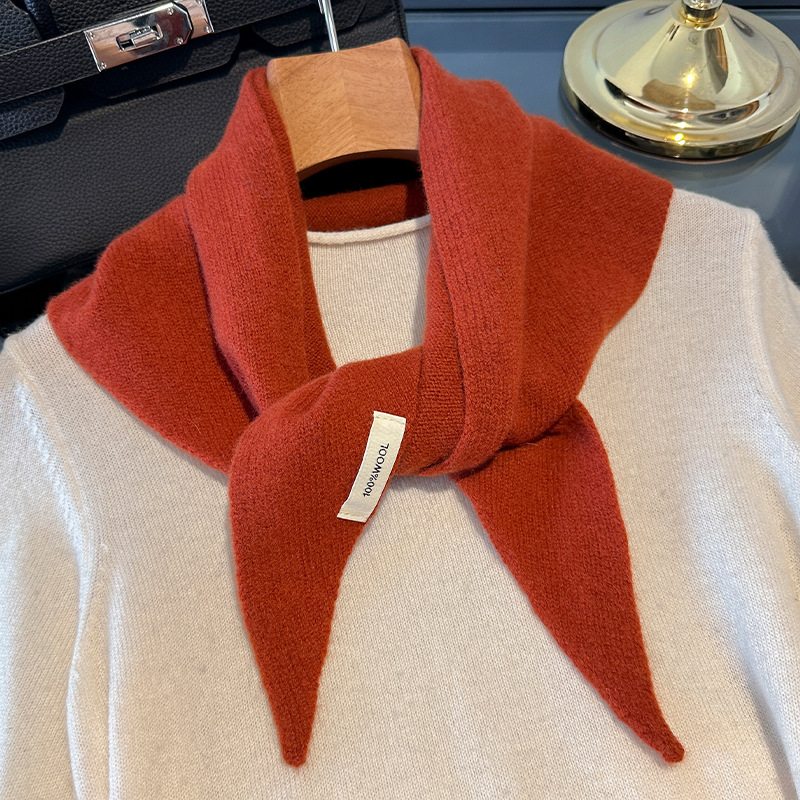 % 100 Yün Kore Tarzı Örme Üçge - Shawl Wrap Winter incelemesi ve fiyatı