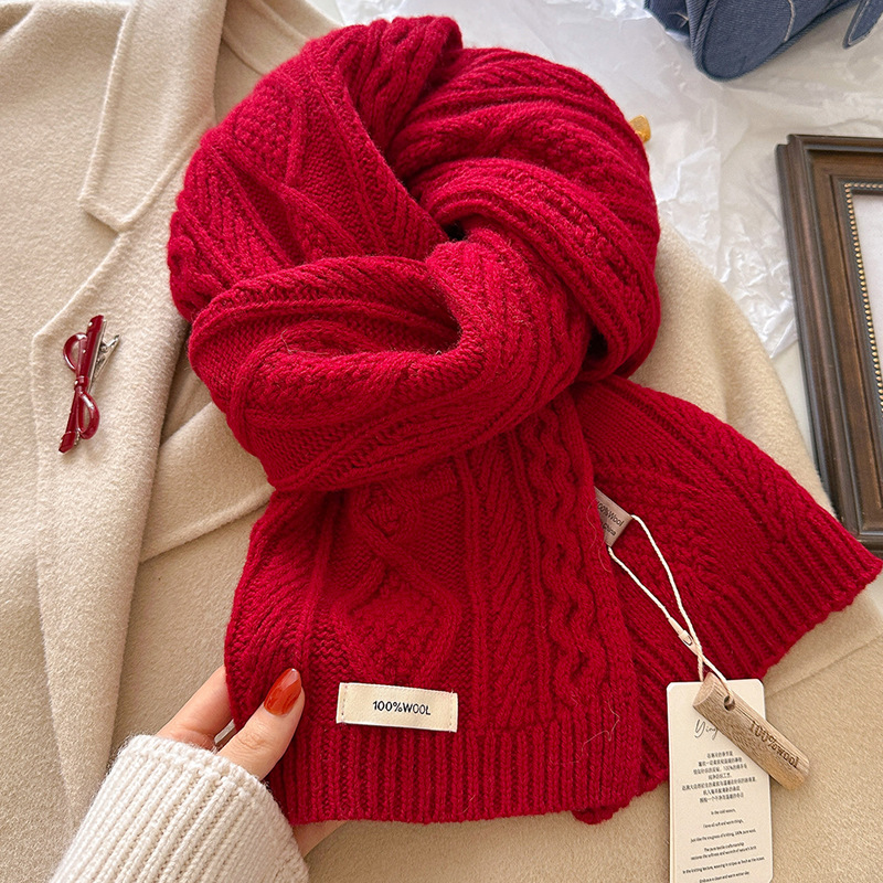Lüks % 100% Yün Eşarp Kadın Er - Shawl Wrap Winter incelemesi ve fiyatı